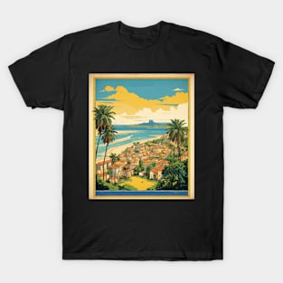 Salvador Bahia Brazil Vintage Tourism Travel Poster Art T-Shirt